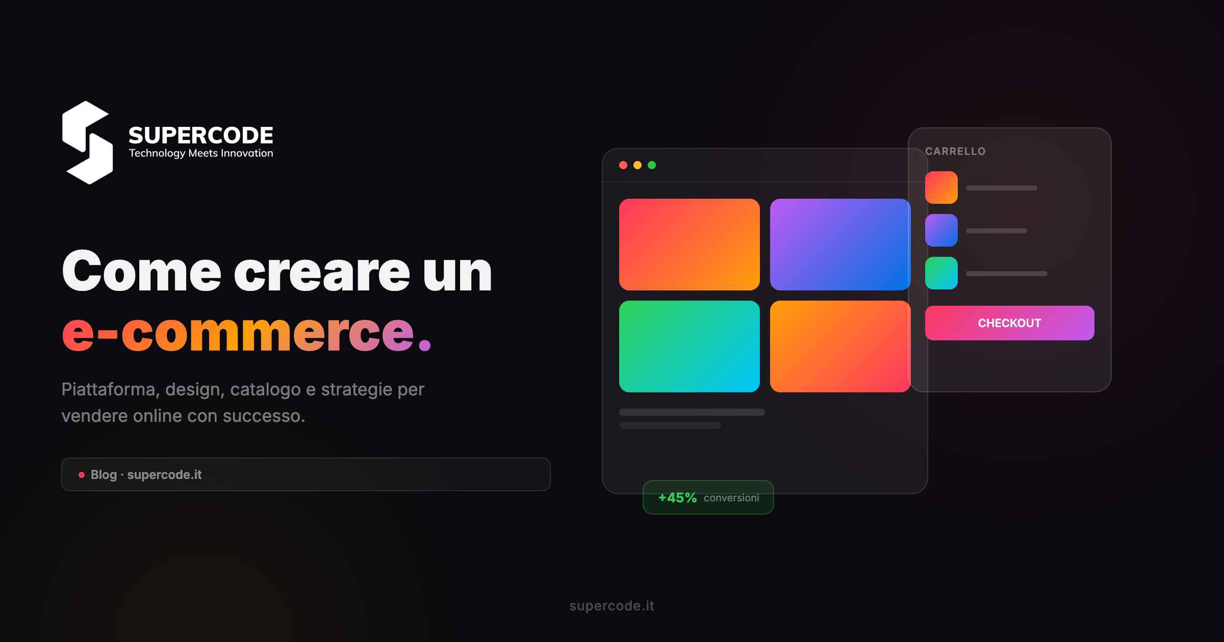 Come creare un e-commerce di successo